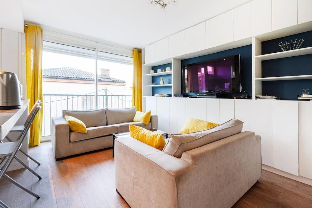 טולוז Double Appartement, Saint Michel, Parking, Wifi מראה חיצוני תמונה