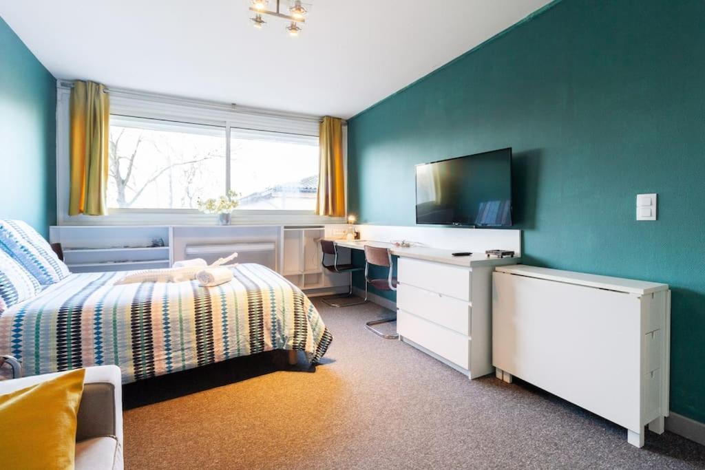 טולוז Double Appartement, Saint Michel, Parking, Wifi מראה חיצוני תמונה